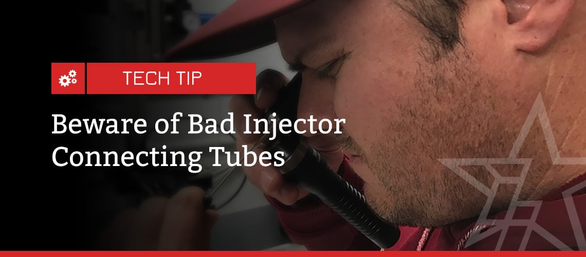 Beware of Bad Injector Connecting Tubes
