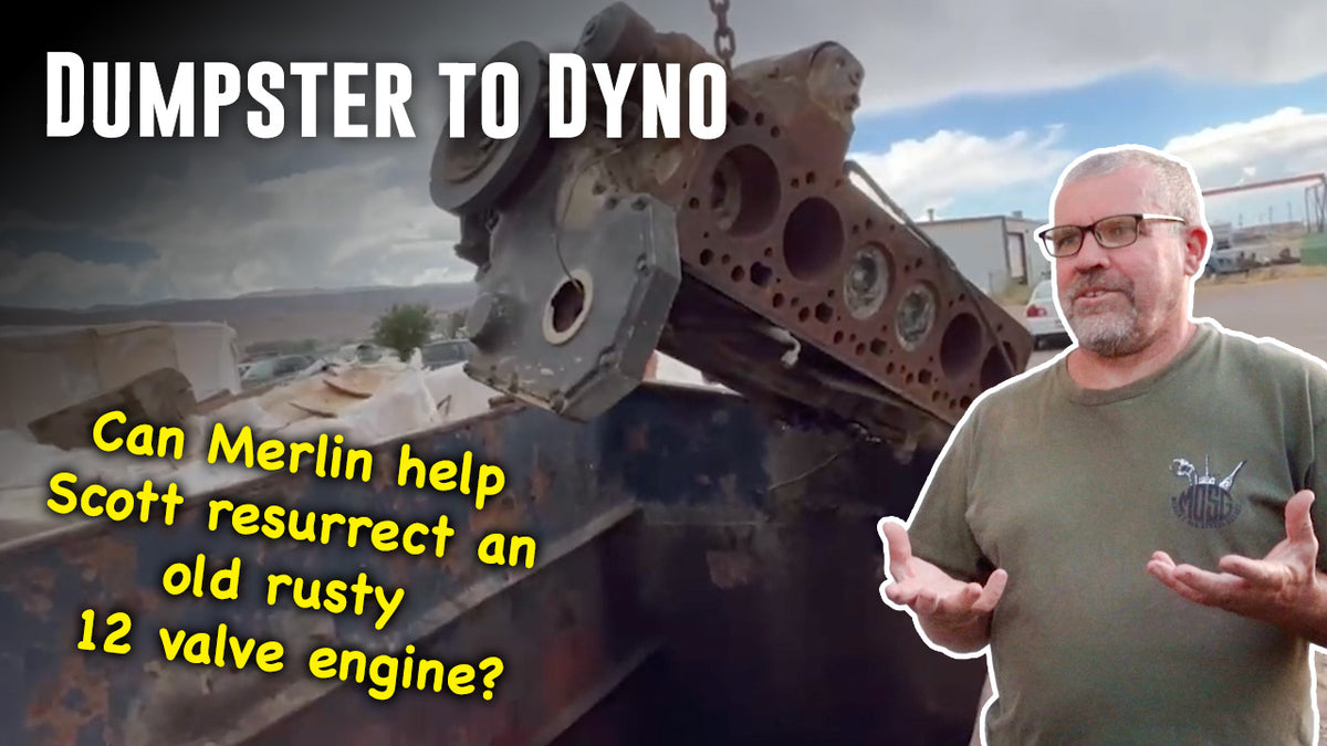 Dumpster to Dyno: Resurrecting a Rusted Cummins 12 Valve Engine - Part 1