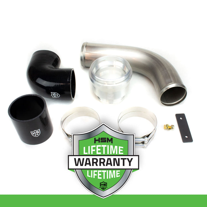H&amp;S Motorsports 2011-2016 Ford 6.7L Metal Intercooler Pipe Upgrade Kit - Industrial Injection