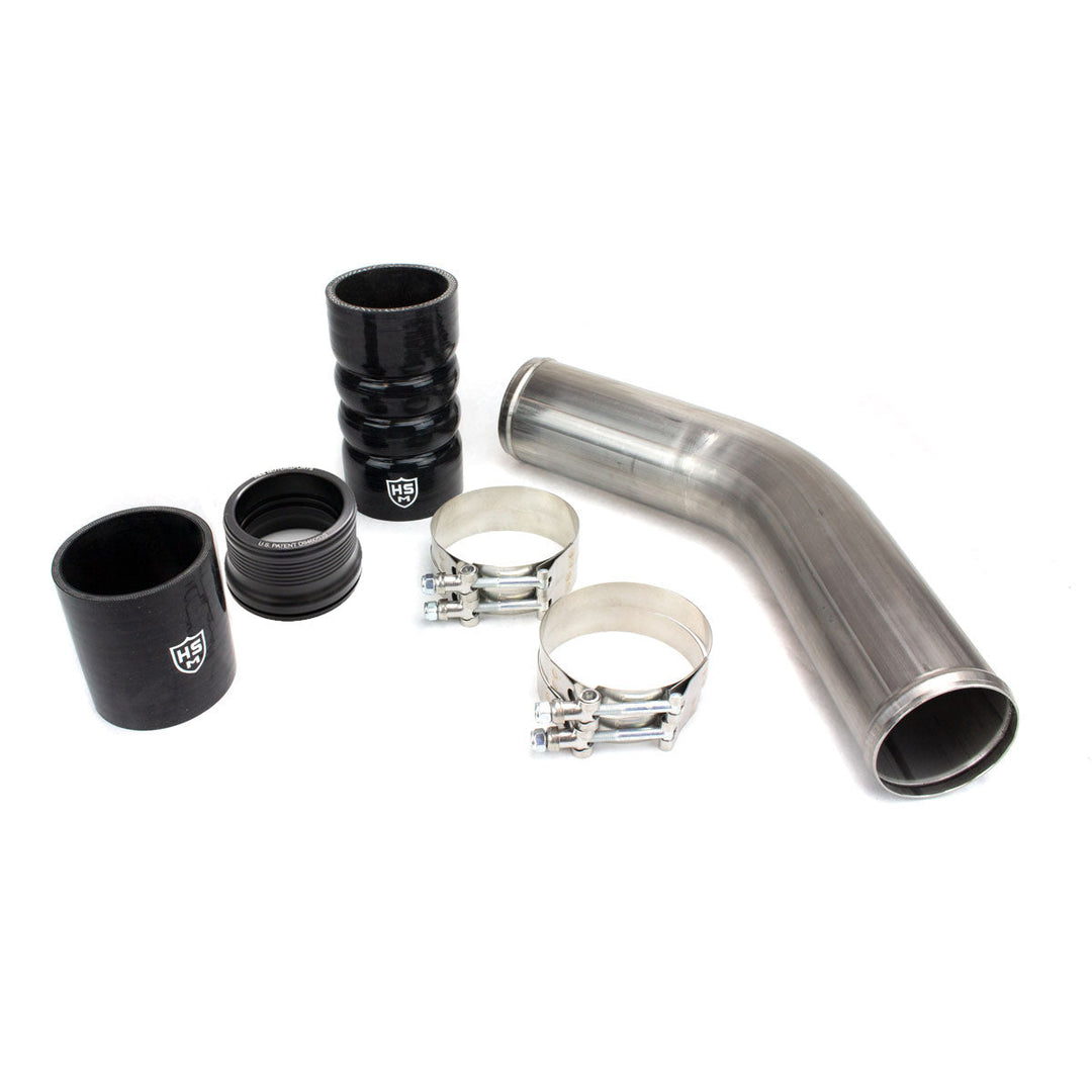 H&amp;S Motorsports 2011-2025 Ford 6.7L Hot Side Intercooler Pipe Upgrade - Industrial Injection