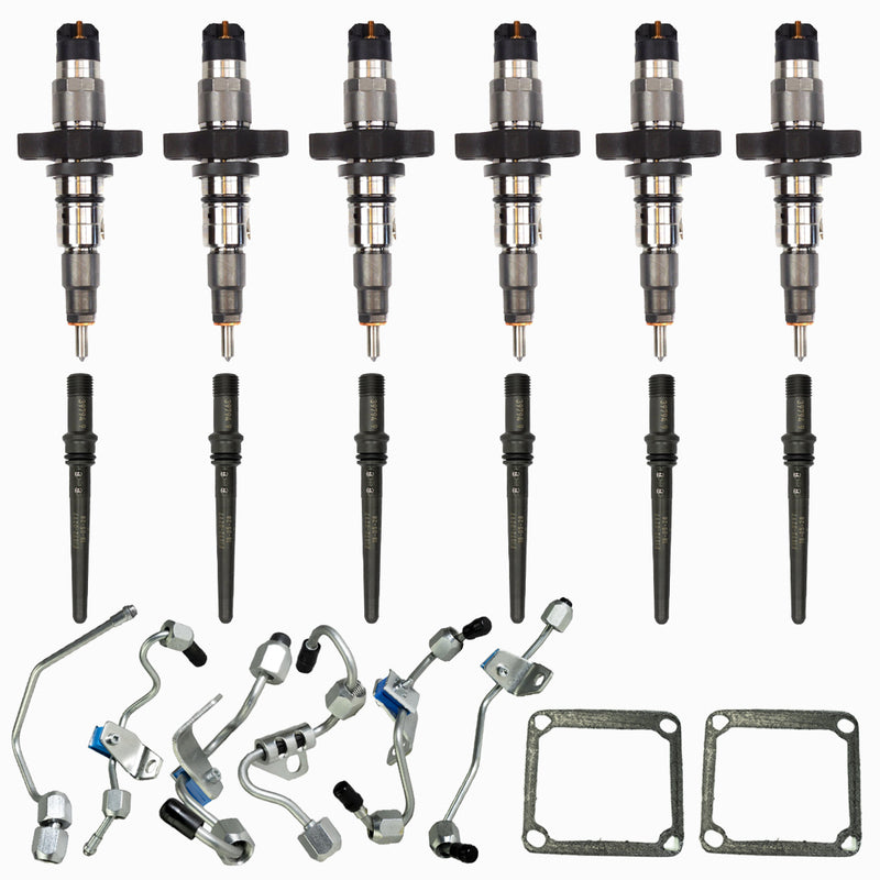 II Reman Stock 5.9 2004.5-07 Injector Pack w/Connecting Tubes & Fuel Lines - Industrial Injection