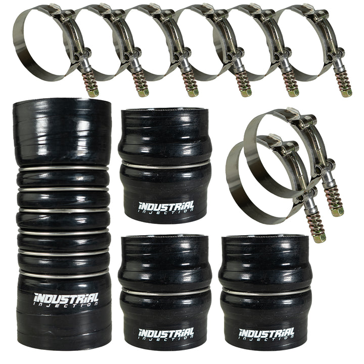 Upgraded CAC Boot Kit - Black | 2003–2007 Dodge Ram 5.9L Cummins - Industrial Injection