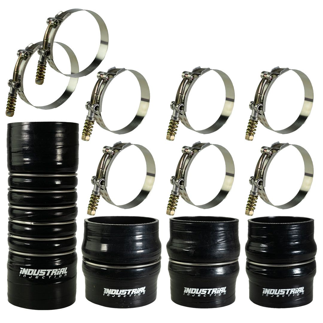 Industrial Injection CAC Boot Kit, Black - 2007.5-09 Cummins 6.7L - Industrial Injection