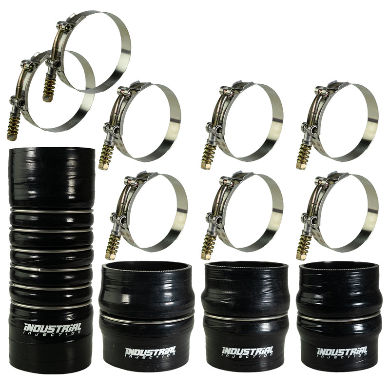 Industrial Injection CAC Boot Kit, Black - 2007.5-09 Cummins 6.7L