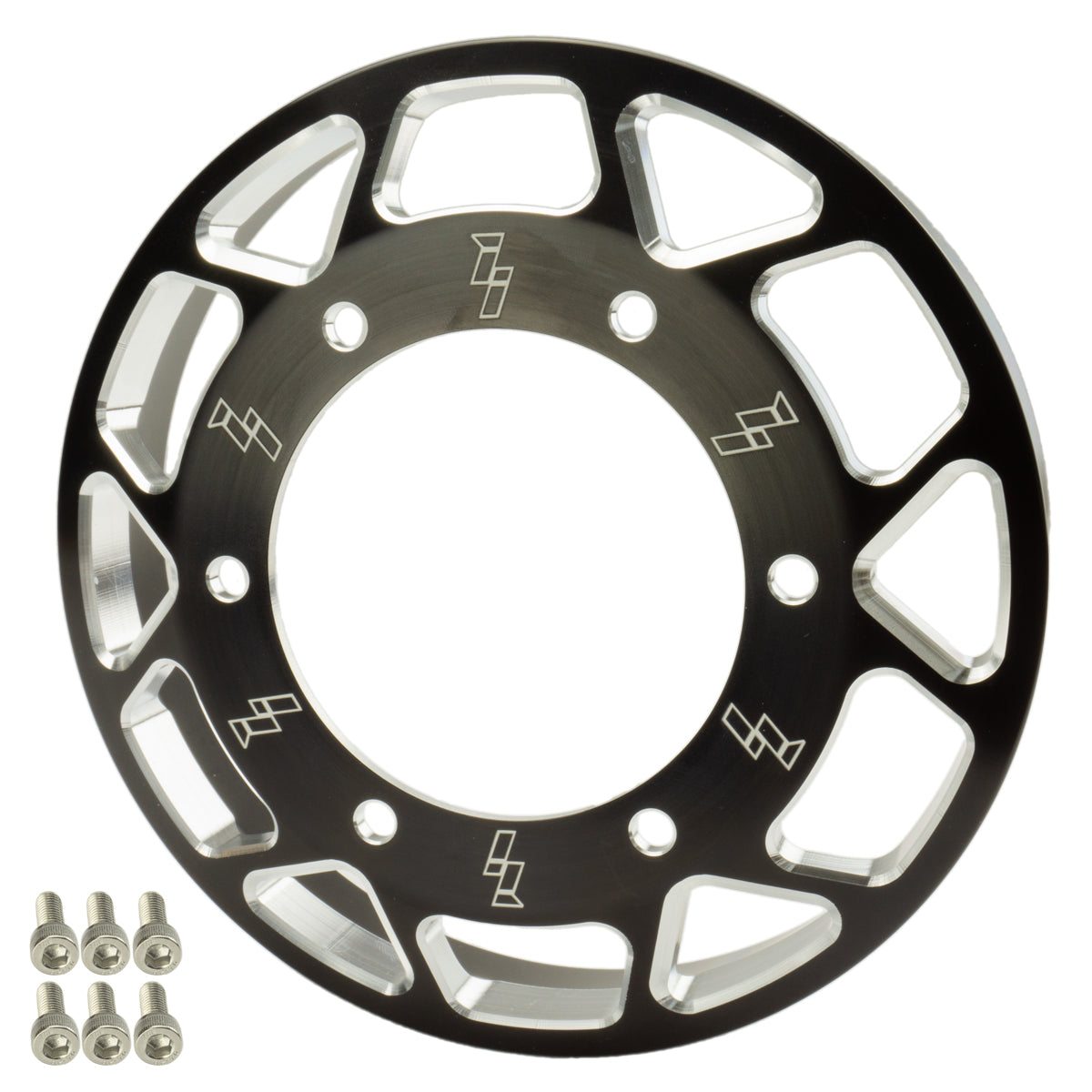 2003-12 Cummins Common Rail Billet Fan Pulley Black Anodized - Industrial Injection