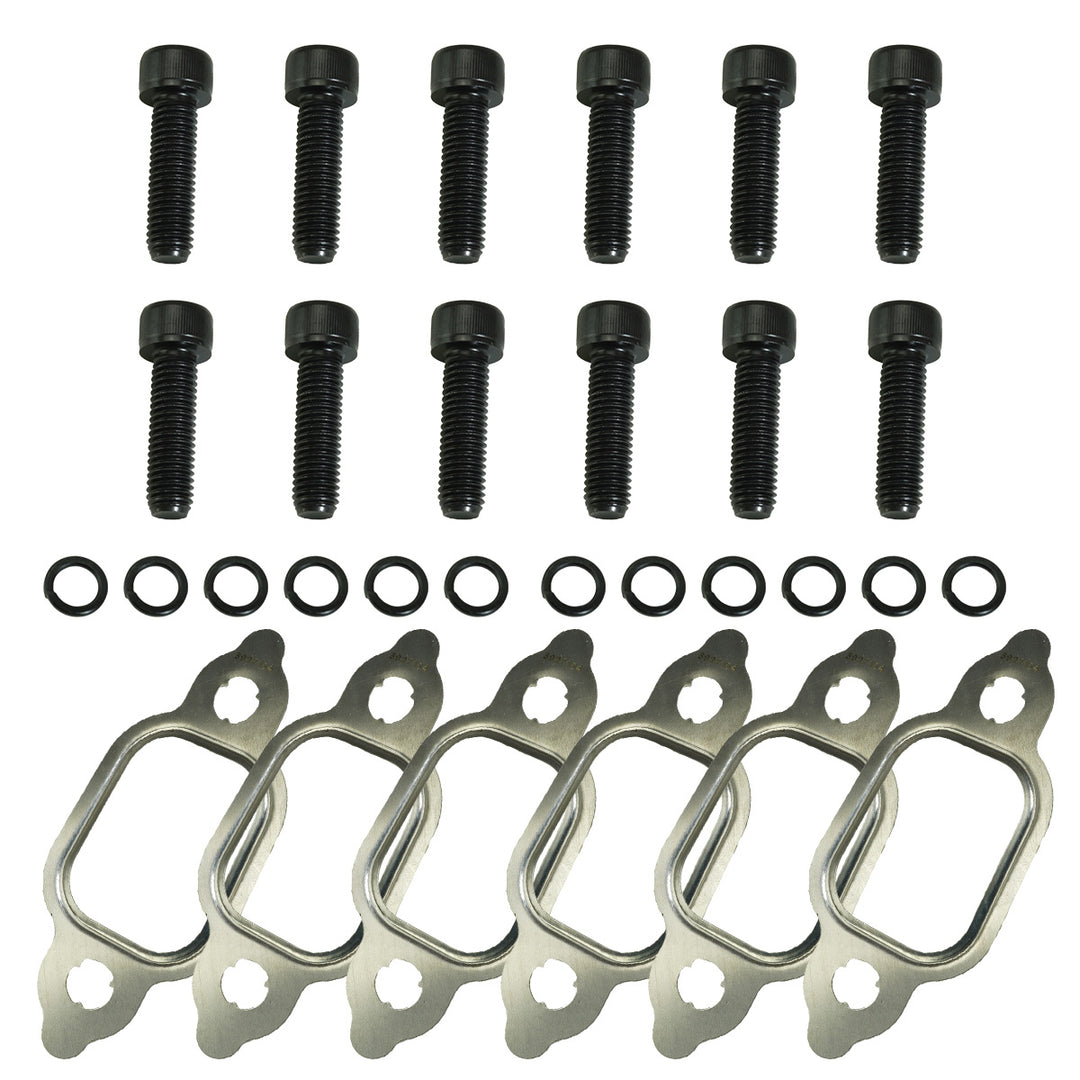 Industrial Injection Exhaust Manifold Bolt and Gasket Kit - 1989-1998 12V Cummins 5.9L - Industrial Injection
