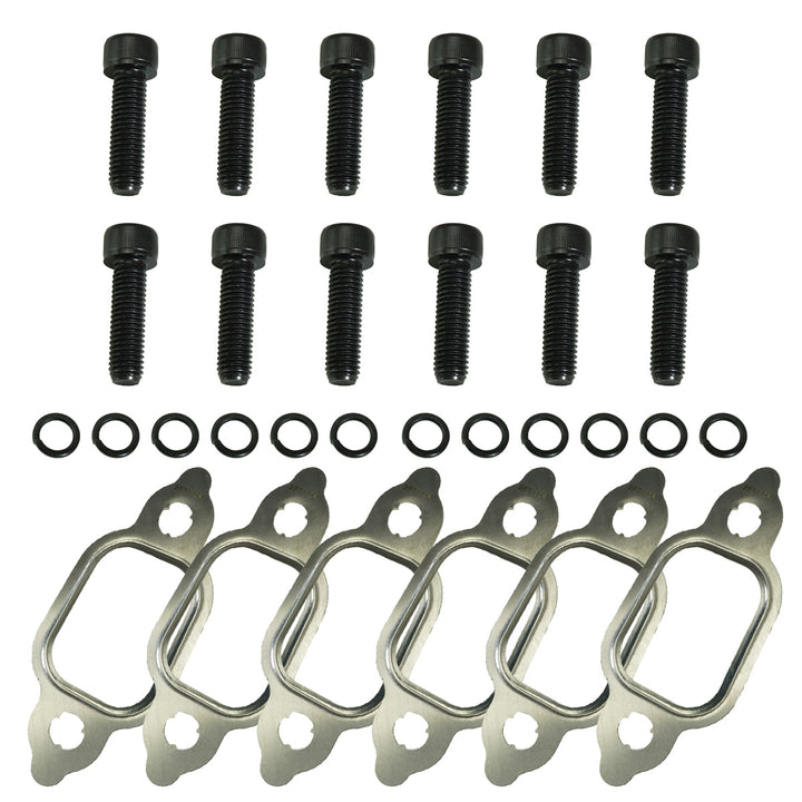 Industrial Injection Exhaust Manifold Bolt and Gasket Kit - 1989-1998 12V Cummins 5.9L - Industrial Injection