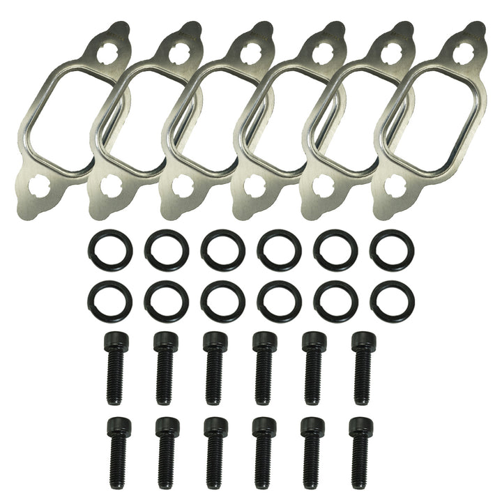 Industrial Injection Exhaust Manifold Bolt and Gasket Kit - 1989-1998 12V Cummins 5.9L - Industrial Injection