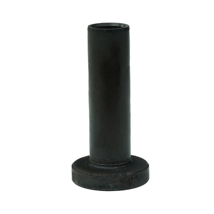 Industrial Injection engine valve tappet for 1989–1998 Dodge Ram Cummins 12-valve diesel engines, black precision-machined cylindrical metal valvetrain component with hollow top and wide base, OEM-replacement part for reliable camshaft performance isolated on white background.
