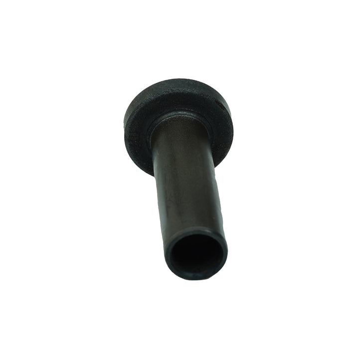 Industrial Injection engine valve tappet for 1989–1998 Dodge Ram Cummins 12-valve diesel engines, black precision-machined cylindrical metal valvetrain component shown from bottom angle with hollow body and wide contact base, direct OEM-replacement part isolated on white background.