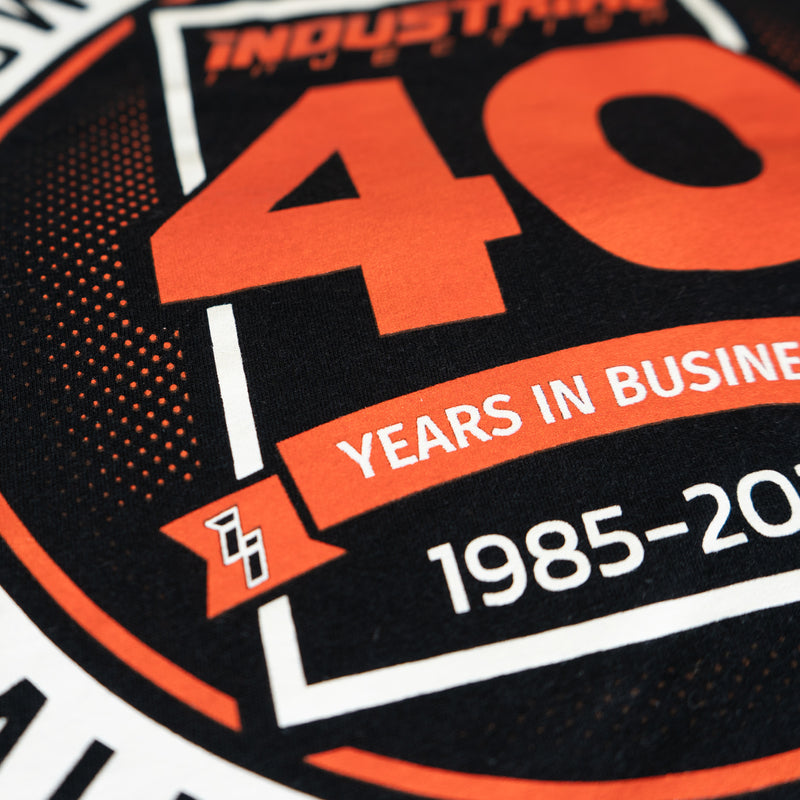Industrial Injection 40th Anniversary T-Shirt Heritage Edition - Industrial Injection