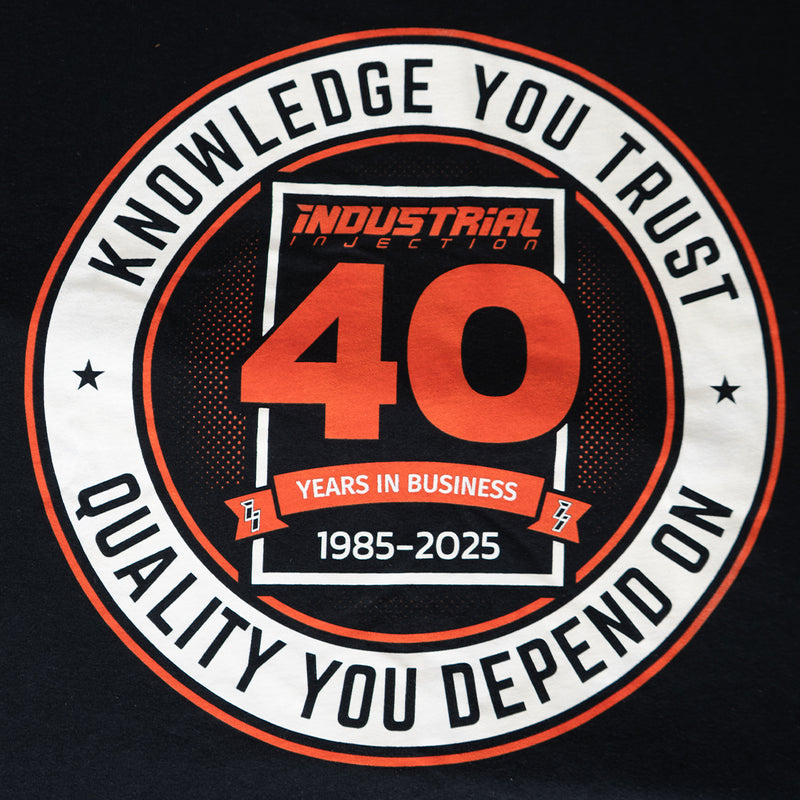 Industrial Injection 40th Anniversary T-Shirt Heritage Edition - Industrial Injection