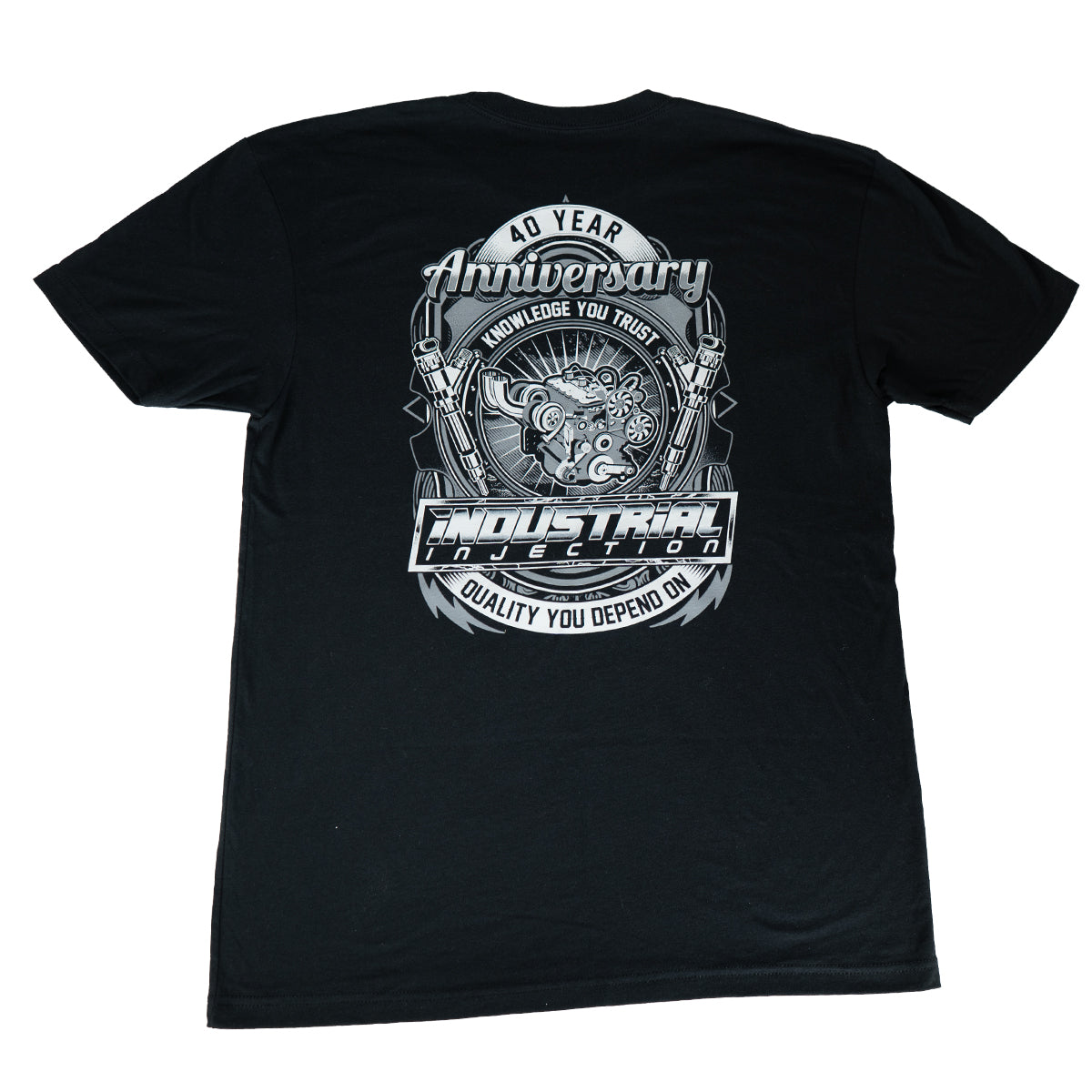 Industrial Injection 40th Anniversary Engine T-shirt - Industrial Injection