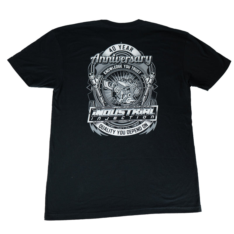 Industrial Injection 40th Anniversary Engine T-shirt - Industrial Injection