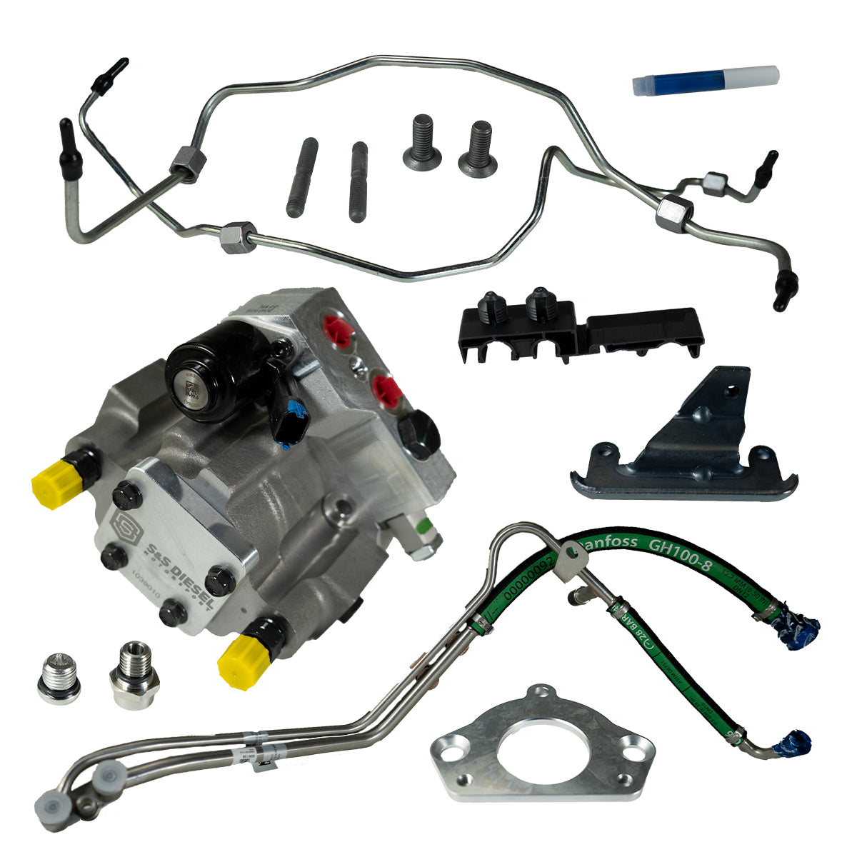 S&S Diesel CP4 To DCR Conversion - 2011-24 Ford 6.7L Powerstroke - Industrial Injection