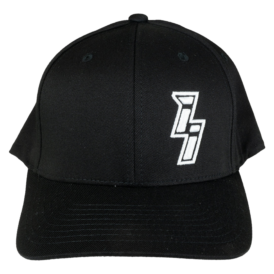 Black and White Flex Fit Hat - Industrial Injection