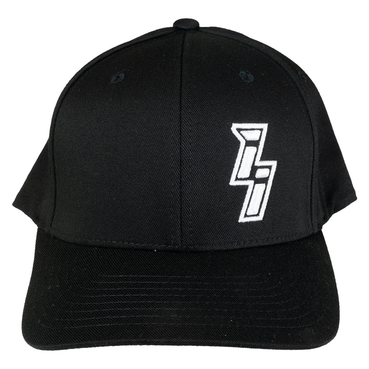 Black and White Flex Fit Hat - Industrial Injection