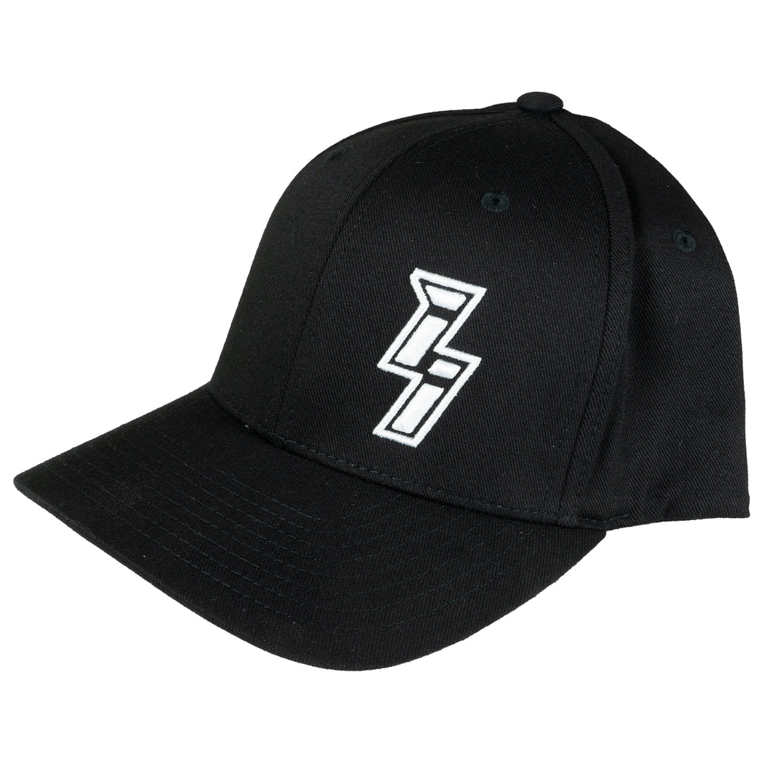 Black and White Flex Fit Hat - Industrial Injection