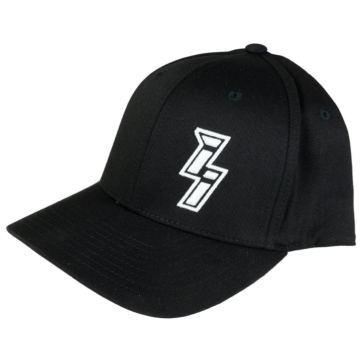 Black and White Flex Fit Hat - Industrial Injection