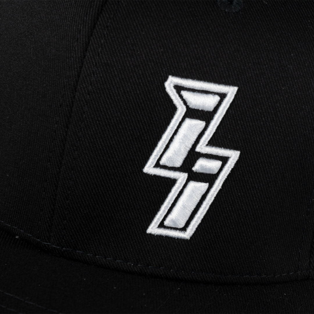 Black and White Flex Fit Hat - Industrial Injection