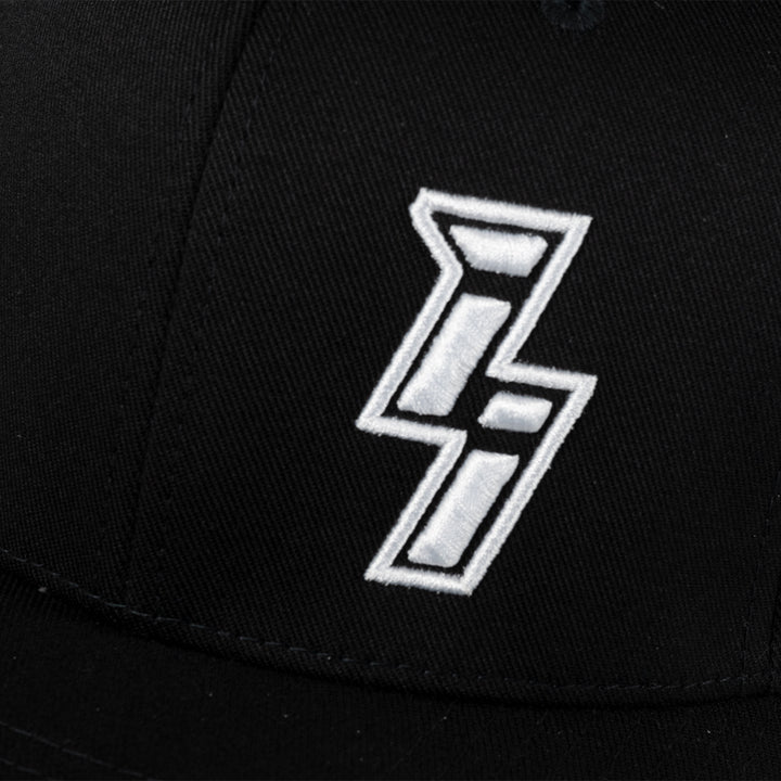 Black and White Flex Fit Hat - Industrial Injection