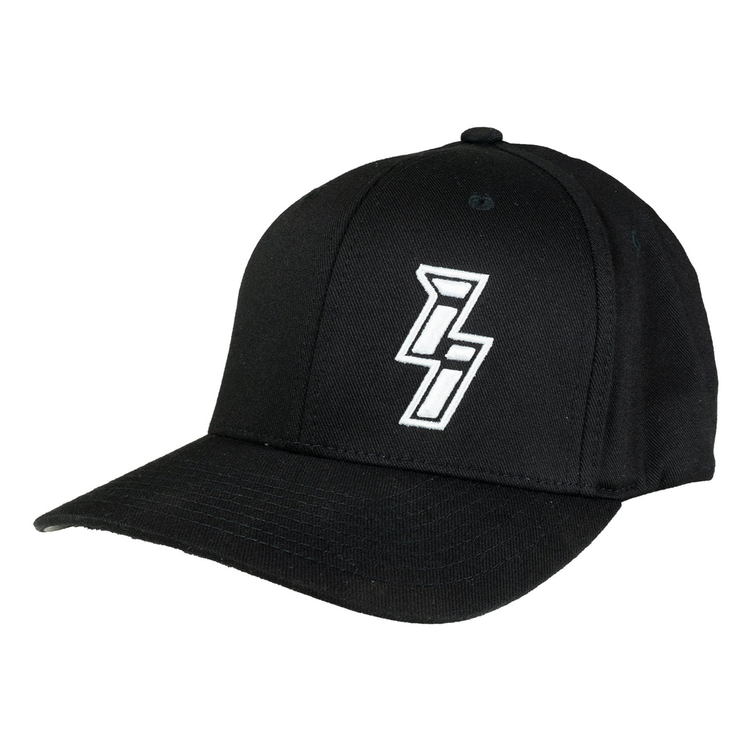 Black and White Flex Fit Hat - Industrial Injection