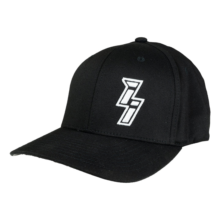 Black and White Flex Fit Hat - Industrial Injection
