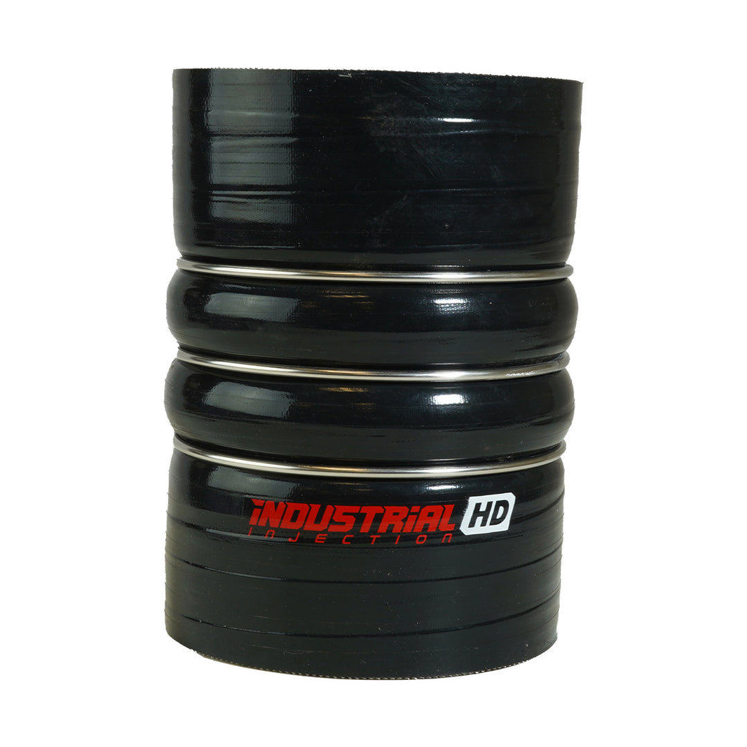 Industrial Injection 4-ply charge air cooler boot shown in front view.