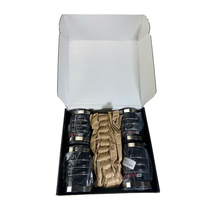 Industrial Injection CAC boot kit packaged in box with four boots and hardware.