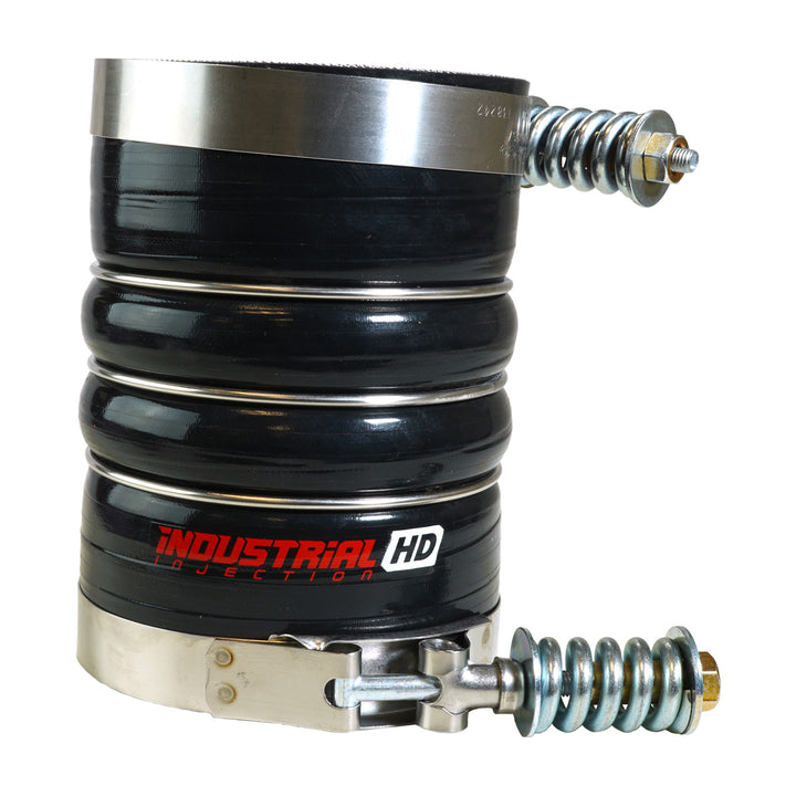 4-ply CAC boot with spring-loaded T-bolt clamps.