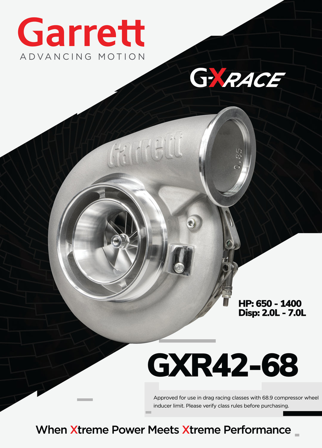 Garrett G-XRace Turbocharger GXR42-72 | Industrial Injection