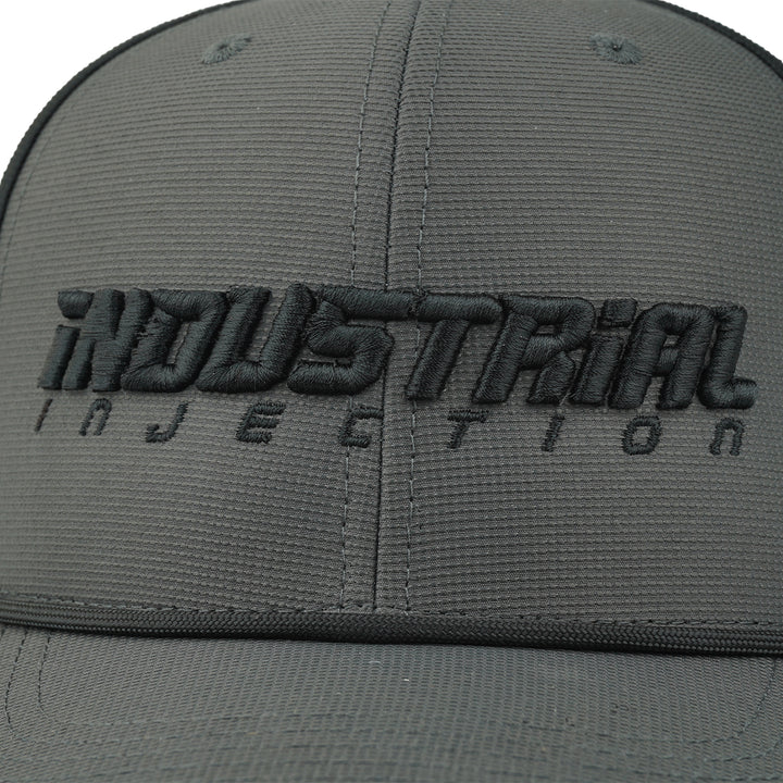 Industrial Injection Black &amp; Gray Performance Trucker Hat