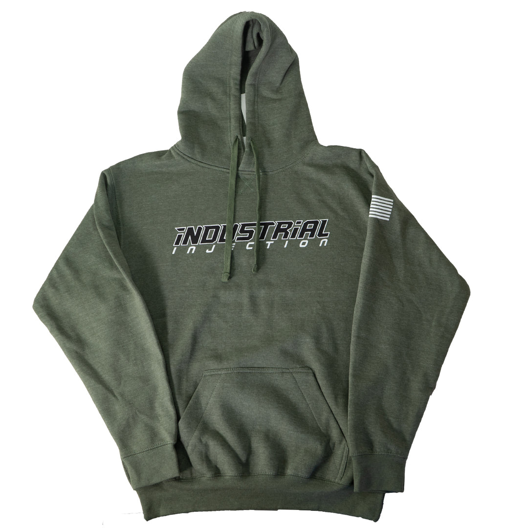 Industrial Injection Military Green Hoodie - Industrial Injection