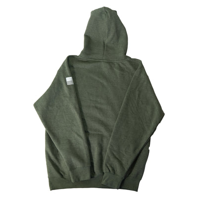 Industrial Injection Military Green Hoodie