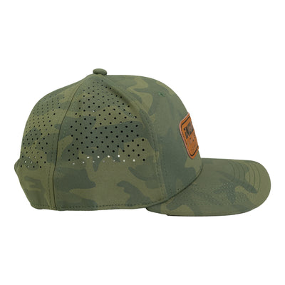 Industrial Injection Green Camo Tech Hat - Performance Fabric Trucker