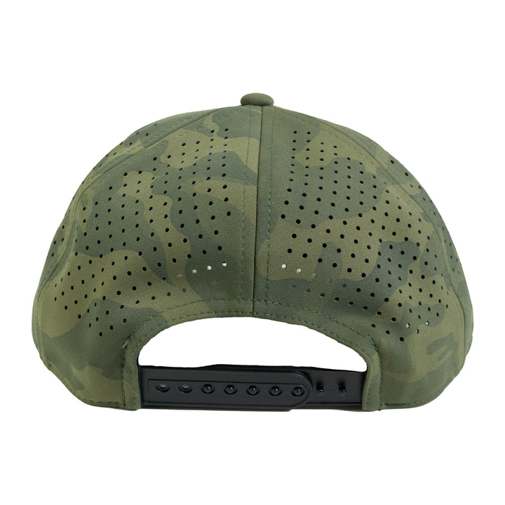 Industrial Injection Green Camo Tech Hat - Performance Fabric Trucker - Industrial Injection