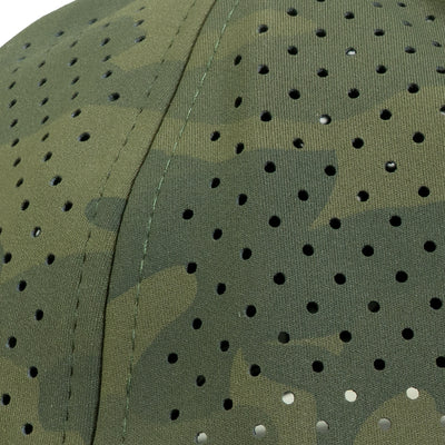 Industrial Injection Green Camo Tech Hat - Performance Fabric Trucker