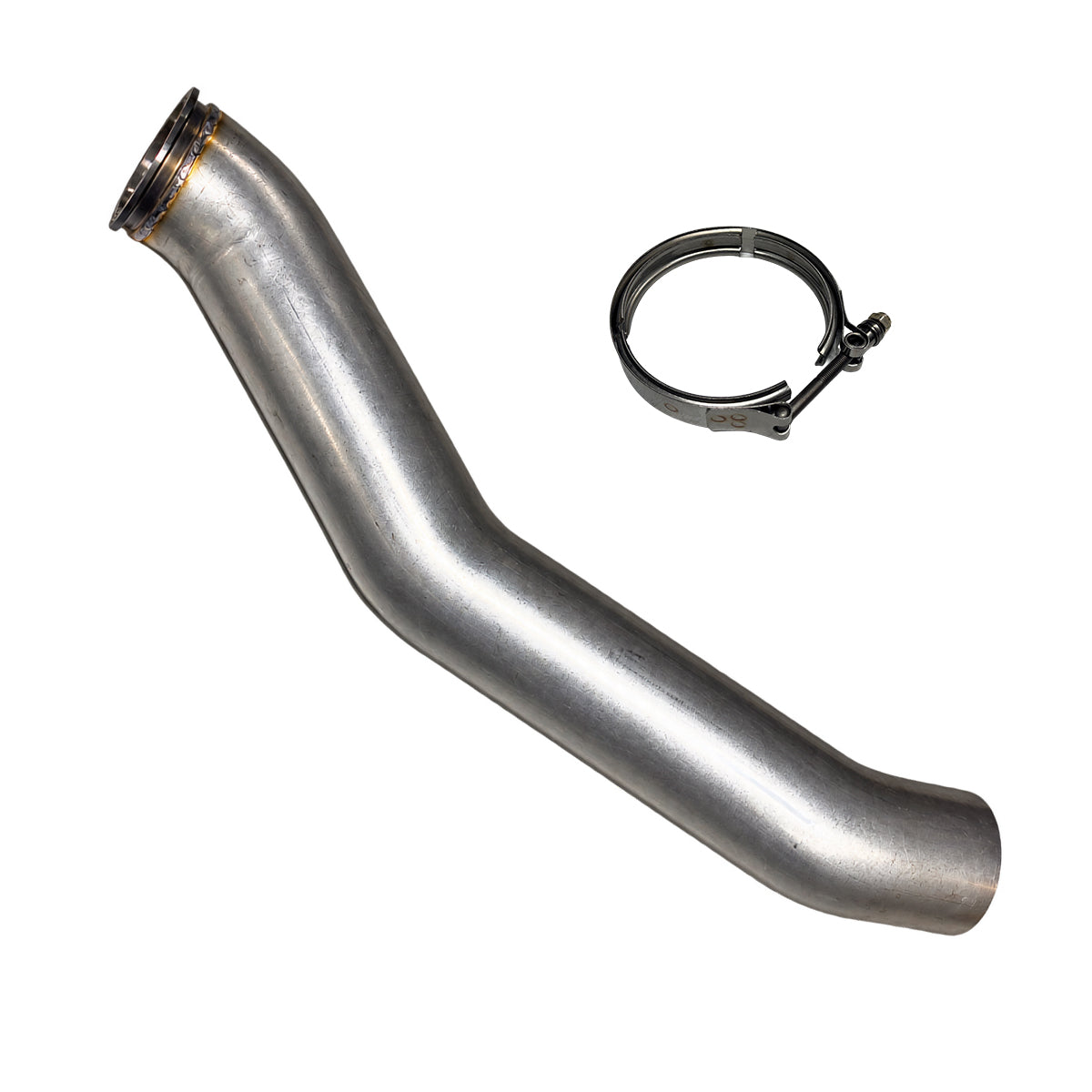 HX40 Downpipe and Clamp 03-04 5.9 Cummins - Industrial Injection