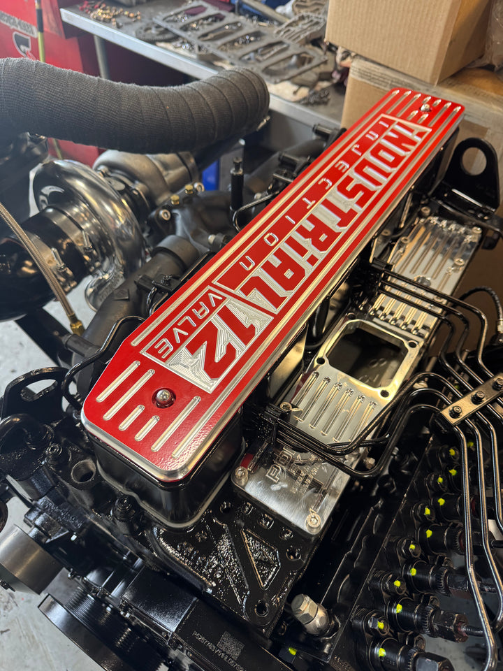 Industrial Injection Billet Cummins 12 Valve Engine Cover - Industrial Injection