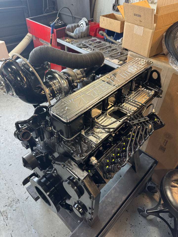 Industrial Injection Billet Cummins 12 Valve Engine Cover - Industrial Injection
