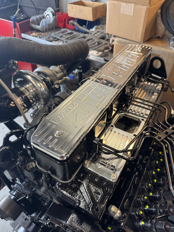 Industrial Injection Billet Cummins 12 Valve Engine Cover - Industrial Injection