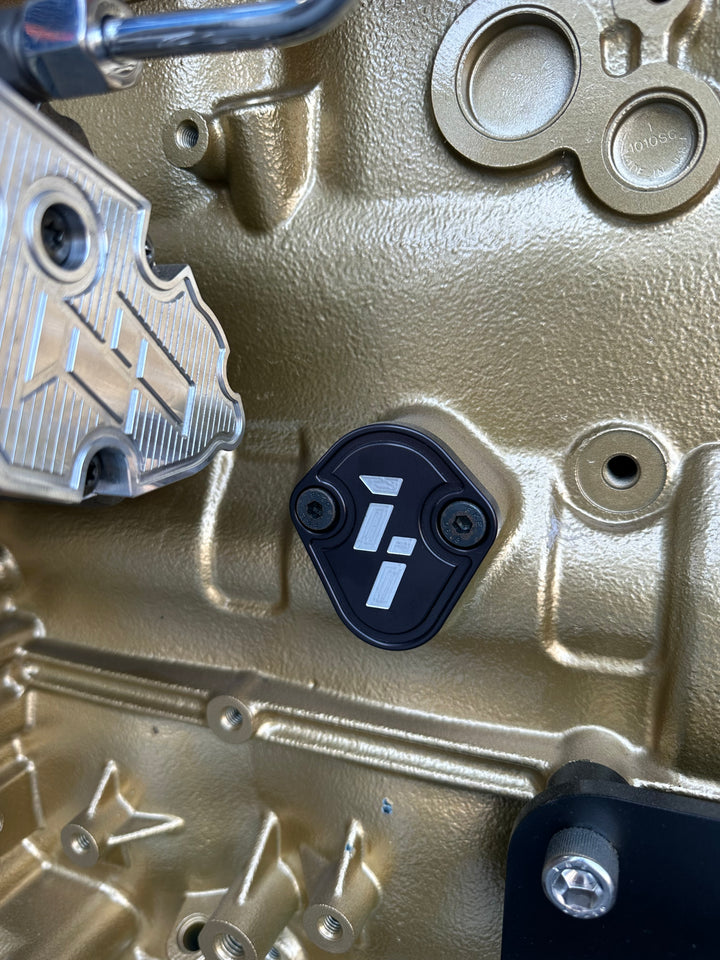 Billet Fuel Pump/Crankcase Block Off Plate - Industrial Injection
