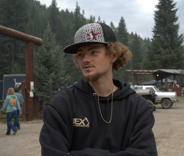 ii Star Logo Flat Bill Snap Back - Industrial Injection