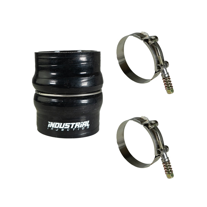 Upgraded CAC Boot Kit - Black | 2003–2007 Dodge Ram 5.9L Cummins - Industrial Injection