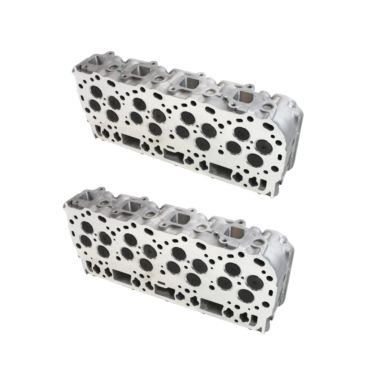 Industrial Injection 2004.5-2005 LLY Duramax Ported & Polished Cylinder Heads (RH & LH Set) - Industrial Injection