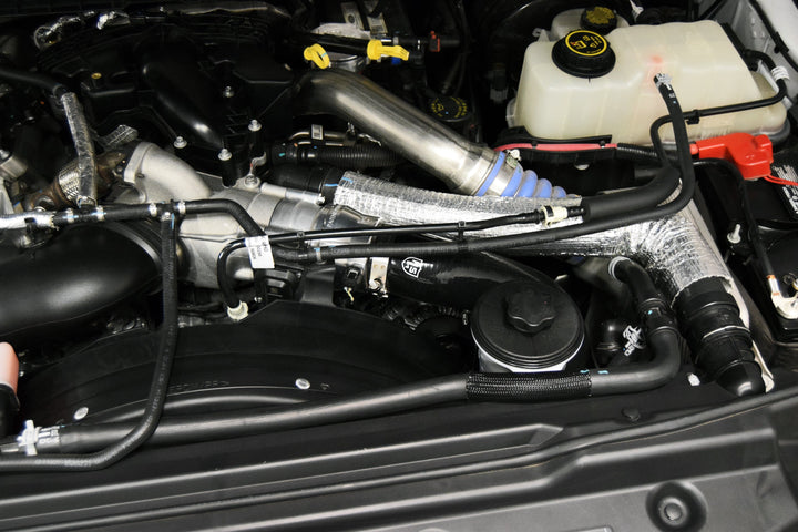 H&amp;S Motorsports 2017-2025 Ford 6.7L Silicone Intercooler Pipe Upgrade Kit - Industrial Injection