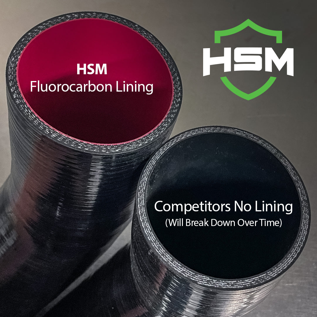 H&amp;S Motorsports 2011-2016 Ford 6.7L Silicone Intercooler Pipe Upgrade Kit - Industrial Injection