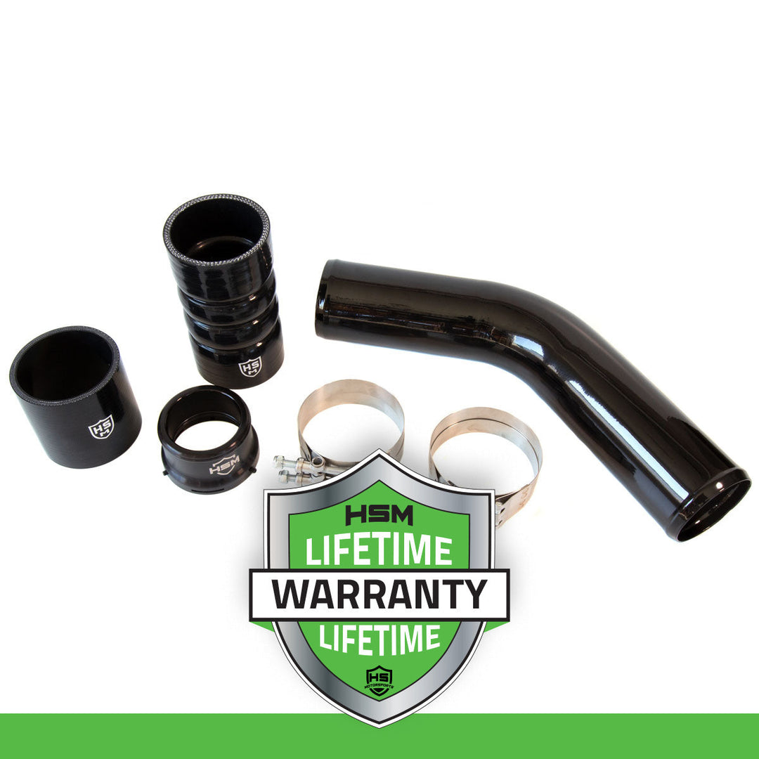 H&amp;S Motorsports 2011-2025 Ford 6.7L Hot Side Intercooler Pipe Upgrade - Industrial Injection