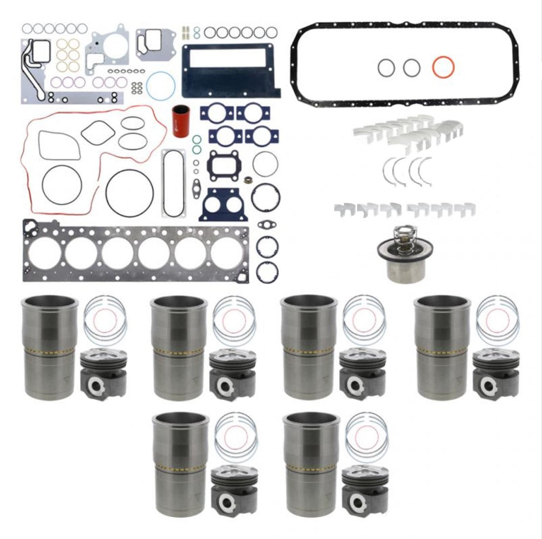 PAI-CUPISX107-081 INFRAME ENGINE KIT 150 mm saw cut rod bearings - Industrial Injection