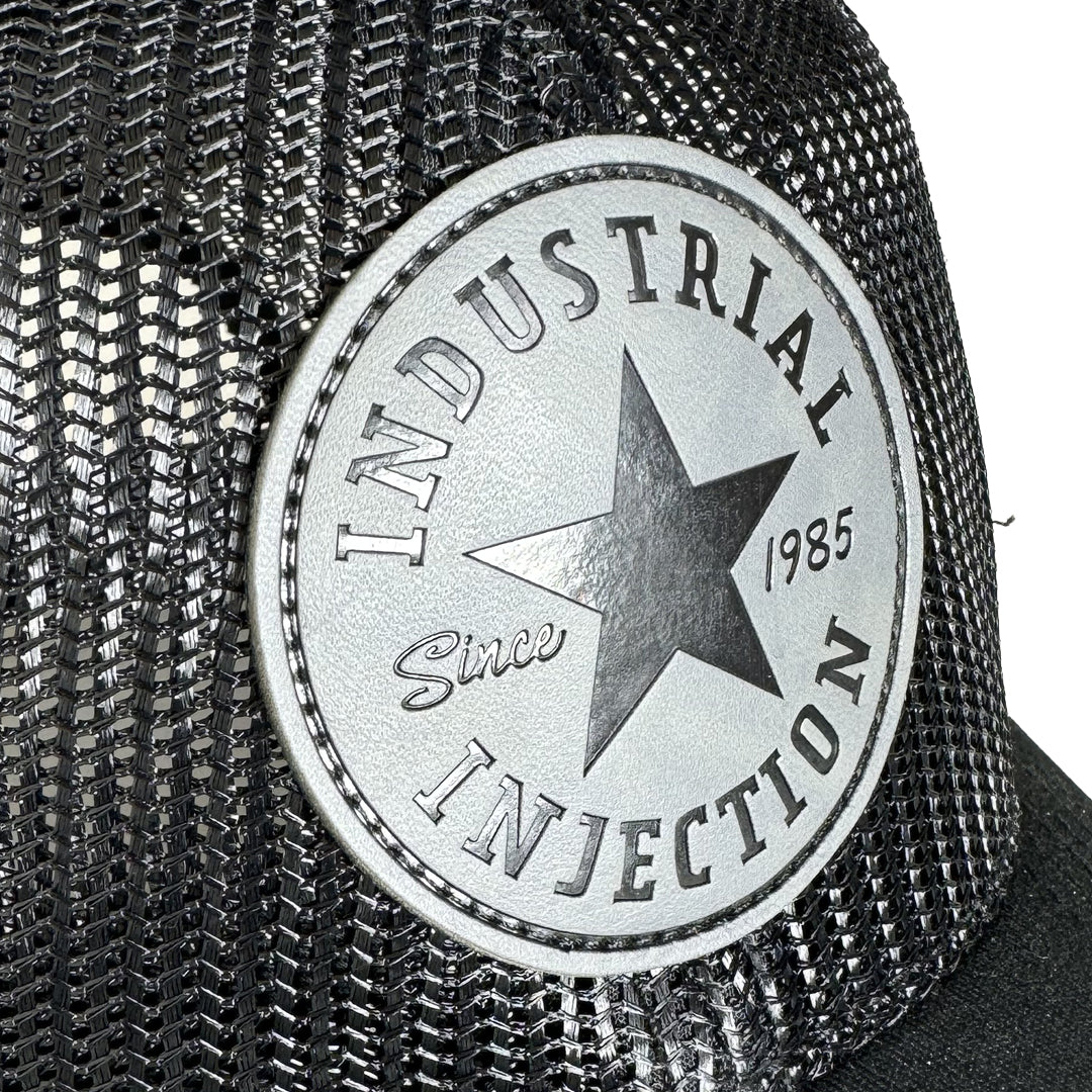 II ALL STAR Full Mesh Snap Back Hat - Gray/Black - Industrial Injection